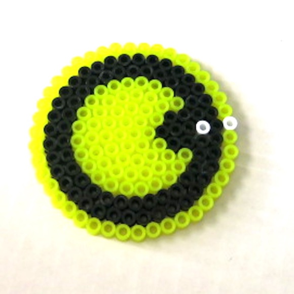 Perler set of 5 Glow in the Dark Pac Man READ - Picture 5 of 7